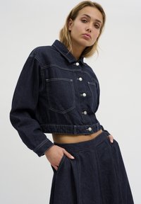 My Essential Wardrobe MALO - A-vonalú szoknya - dark blue un wash