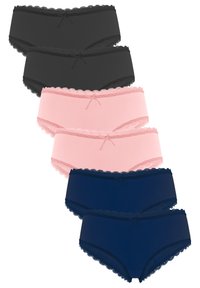 Unselected, schwarz dunkelblau rosa