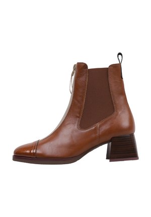 Hispanitas Botines con plataforma - camel