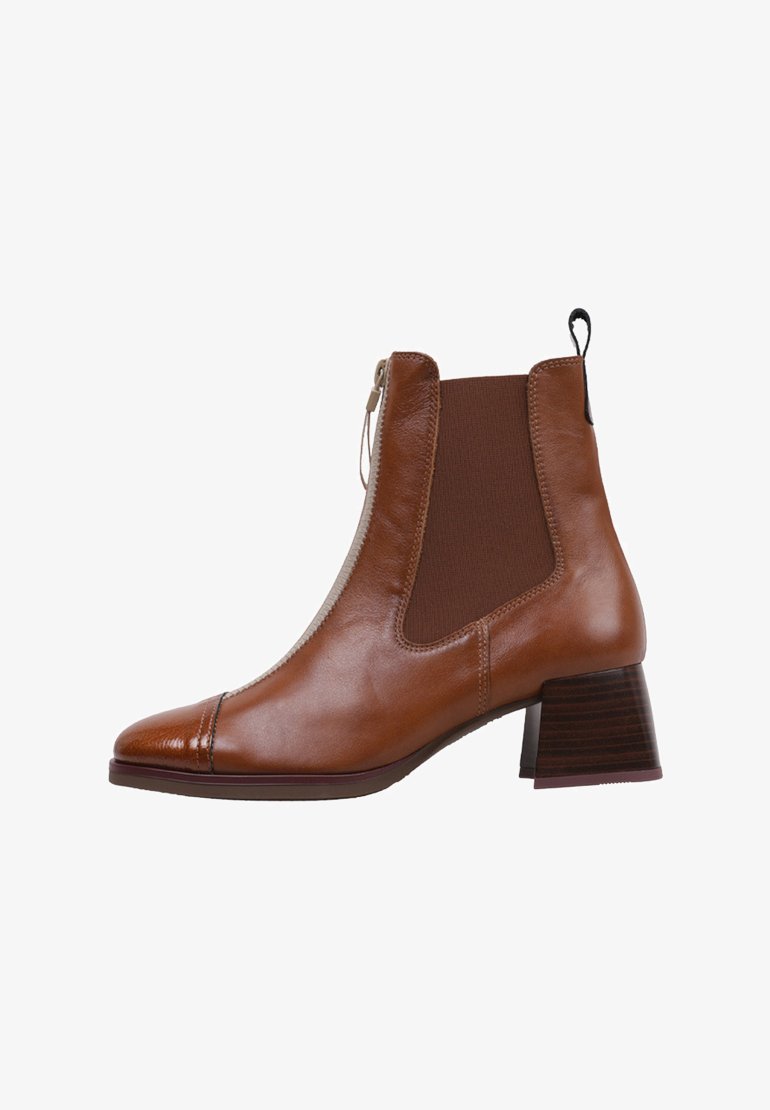 Hispanitas Botines con plataforma - camel