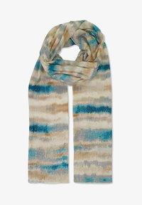 Selected, turquoise/beige