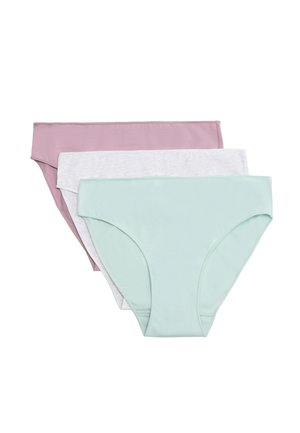 Ysabel Mora PACK DE 3  MIDI  BÁSICAS - Braguitas - mint off- white pink