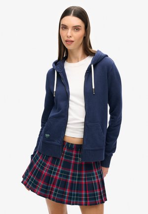 Superdry & Co, EMBELLISHED ARCHIVED - Sweater met rits - rich navy