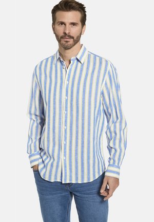 Casual Friday Camicia Uomo Cfanton BD In Misto Cotone E Lino - Il Must Have Dell'Estate, Colore Blu