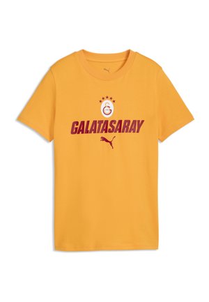 Puma, GALATASARAY S.K. FTBLCULTURE T-SHIRT - T-Shirt print - summer sunset-dark cherry