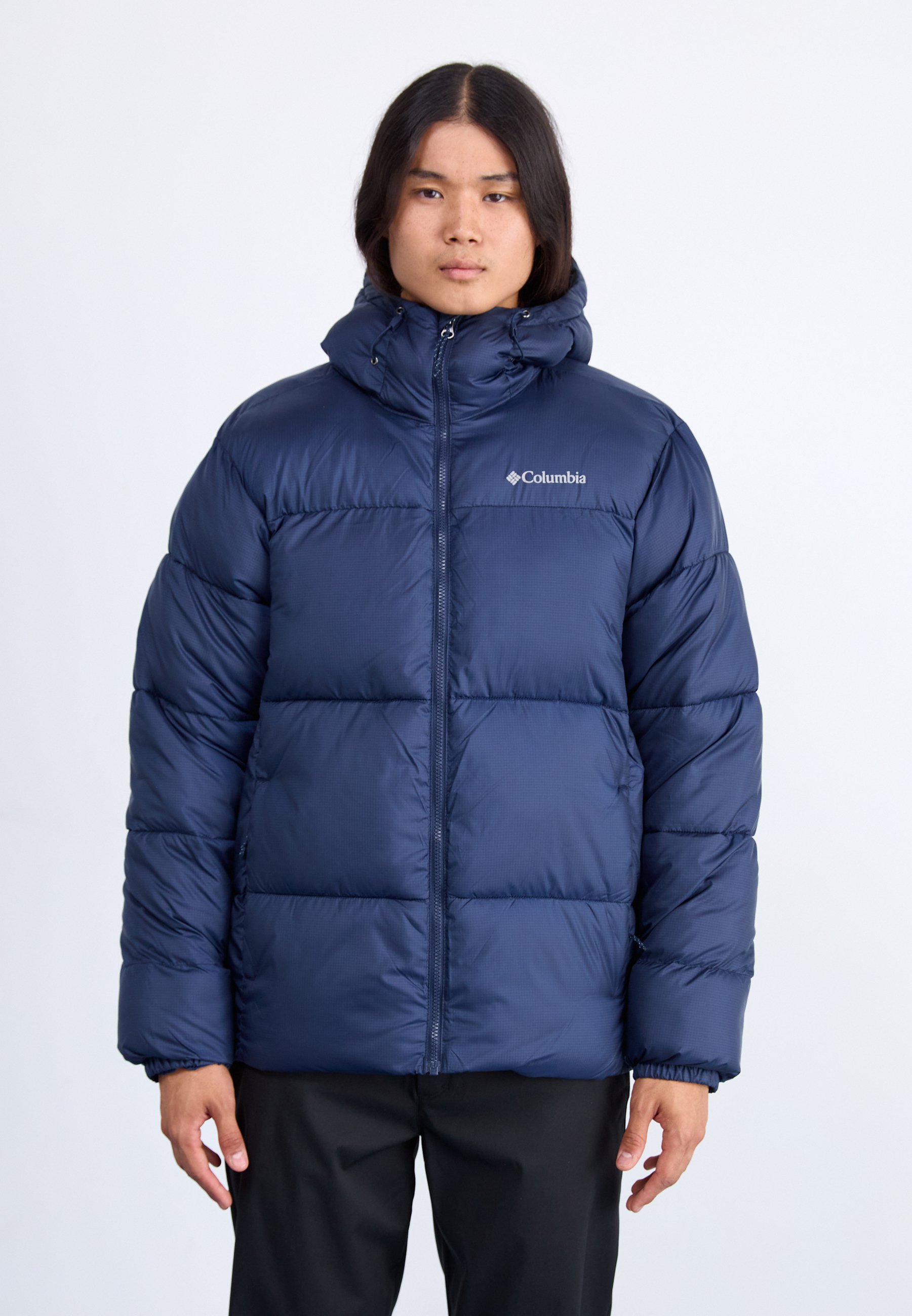 Vintage Columbia Homme - Veste Coupe-vent Capuche - Taille M - Bleue - Années 90