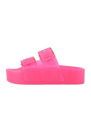 Pantolette hoch - fuchsia