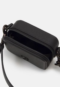 COACH CROSSBODY POUCH IN CROSSGRAIN UNISEX - Borsa a tracolla - black