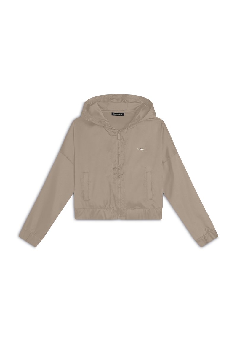 Freddy CORTA CON CAPPUCCIO E IN EFFETTO - Giacca sportiva - irish cream