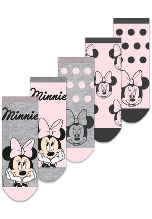 5ER PACK DISNEY MINNIE MOUSE  - Trainer socks - rosa grau