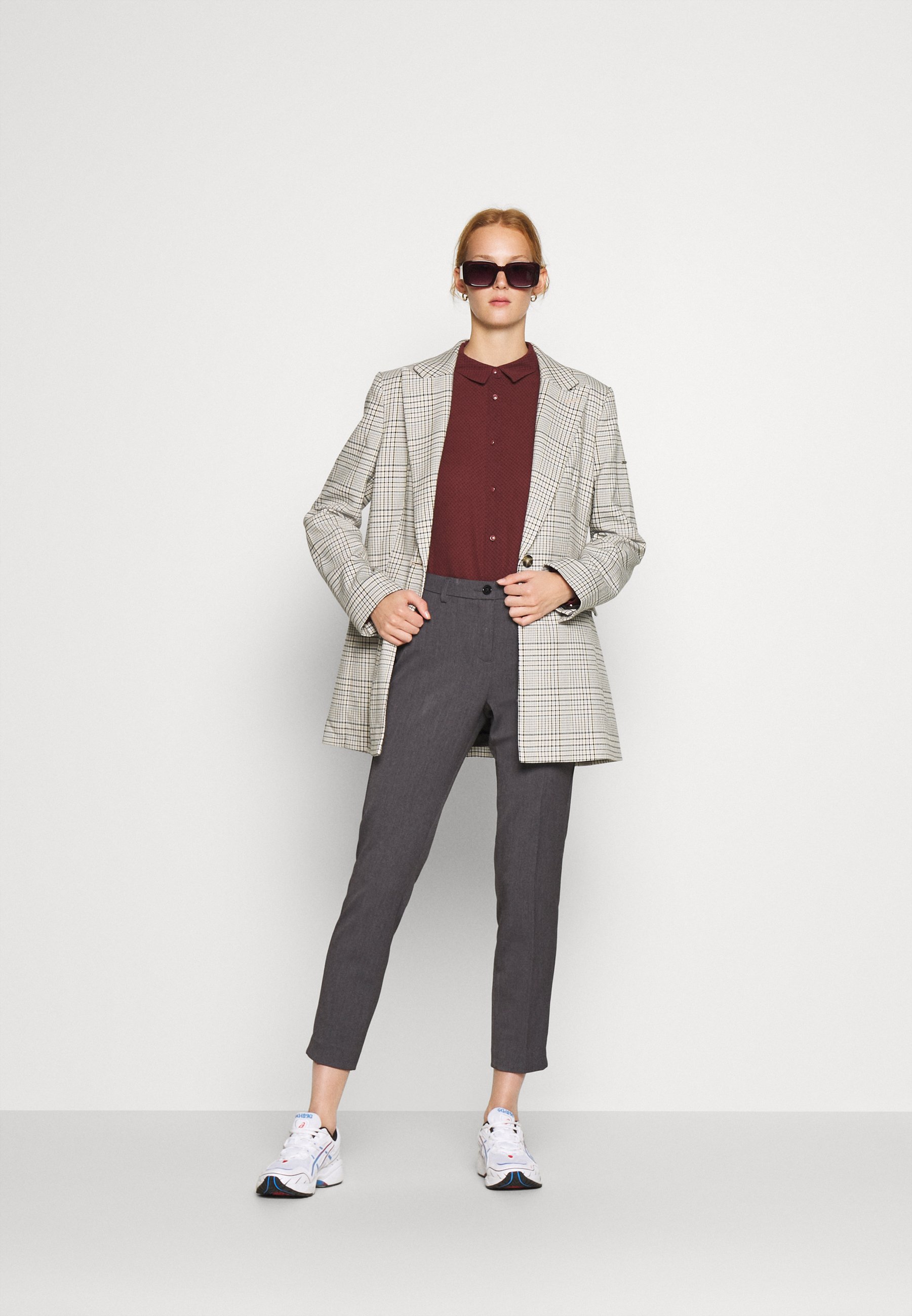 Modström FILO PRINT Skjorte maroon grid Zalando.no Modström FILO PRINT Skjorte maroon grid Zalando.no