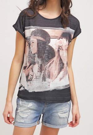 T-Shirt print - black