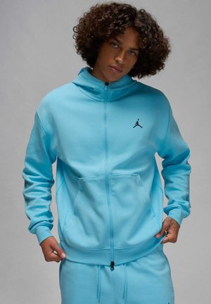 M J DF SPRT HOOP FLC FZ - Sweater met rits - blue chill black