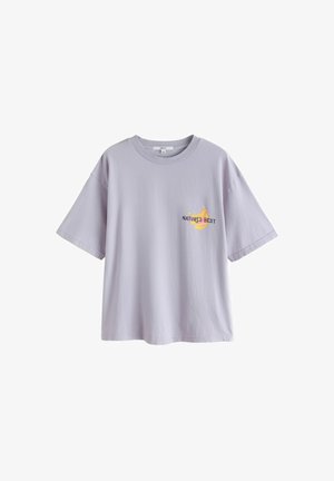 Next, REGULAR FIT - BANANA GRAPHIC T-SHIRT - Printtipaita - light purple