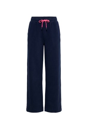 LAURASØN, WIDE LEG DRAWSTRING WAIST SWEATPANTS - Trainingsbroek - marine