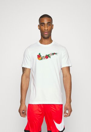 TEE FRAN - Tekninen t-paita - white