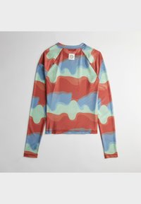 COACH LONG SLEEVE UNISEX - T-shirt à manches longues - deep orange/twilight multi