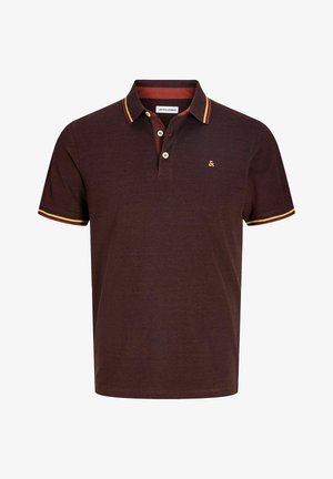 Jack & Jones, JJEPAULOS POLO SS NOOS - Poloshirt - bitter chocolate