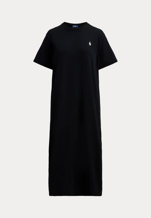 COTTON JERSEY T-SHIRT DRESS - Φόρεμα από ζέρσεϊ - black