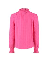 Shoeby CRINKLE CHECK TOP - Camicetta - pink