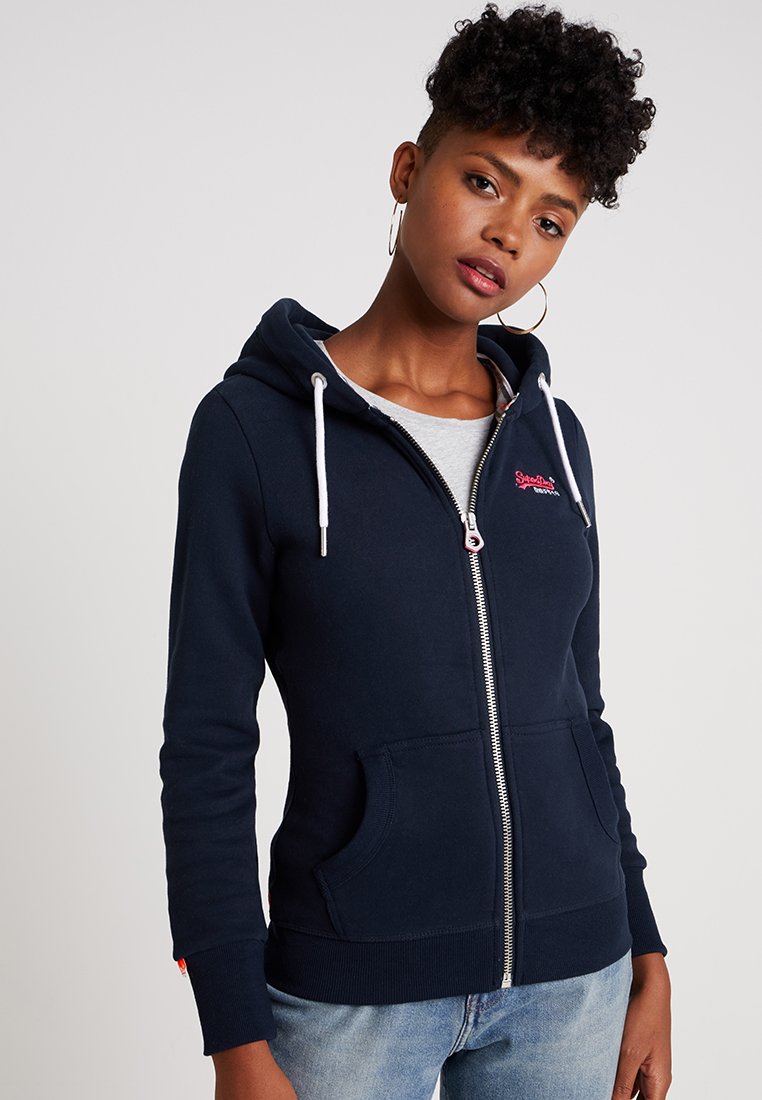 super dry zip up hoodie