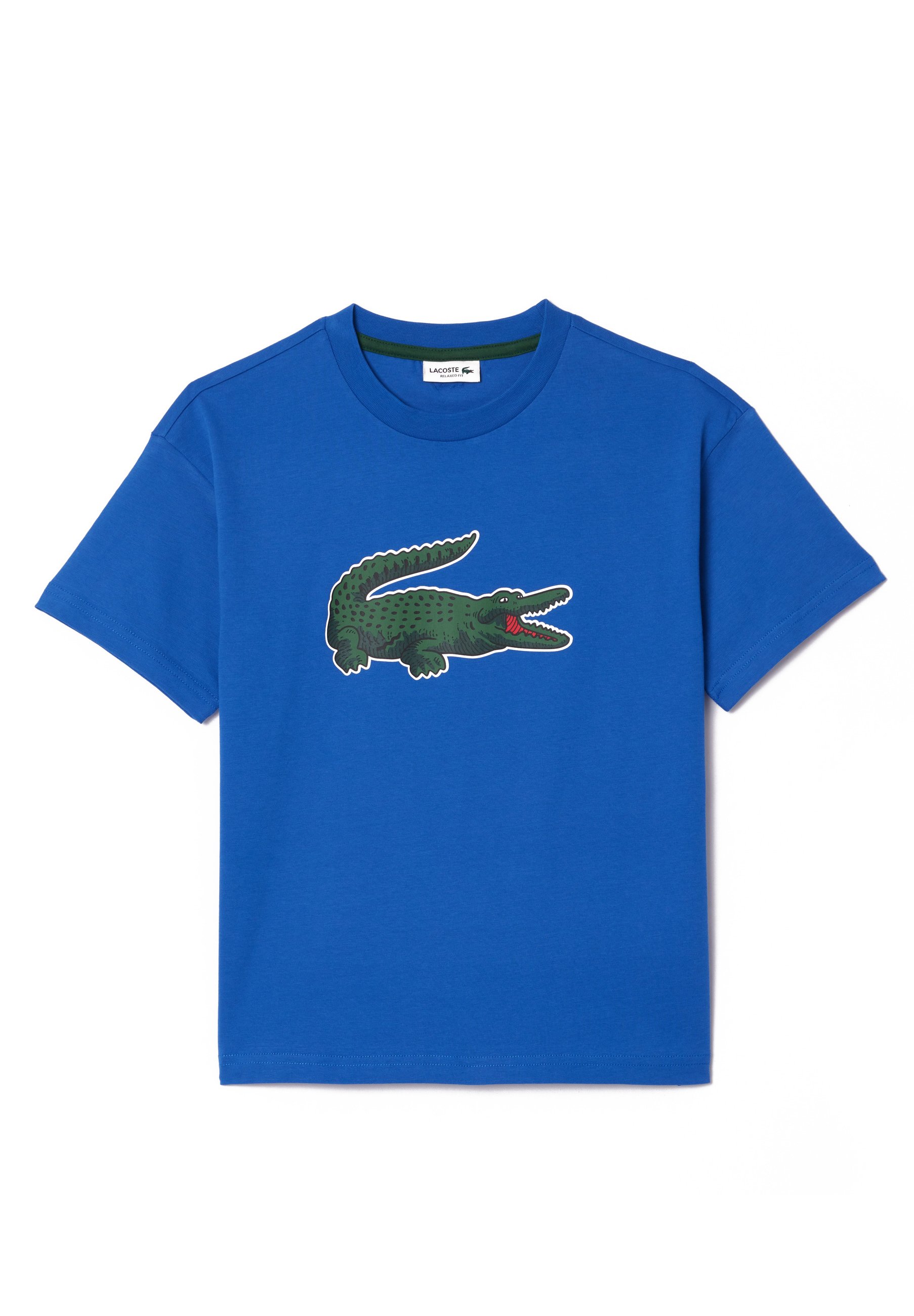 Lacoste TEE CROC UNISEX T-shirt imprimé ladigue/bleu