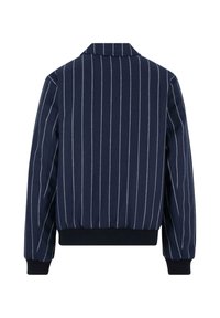 Karl Kani PINSTRIPES - Bombejakke - dark blue/off white