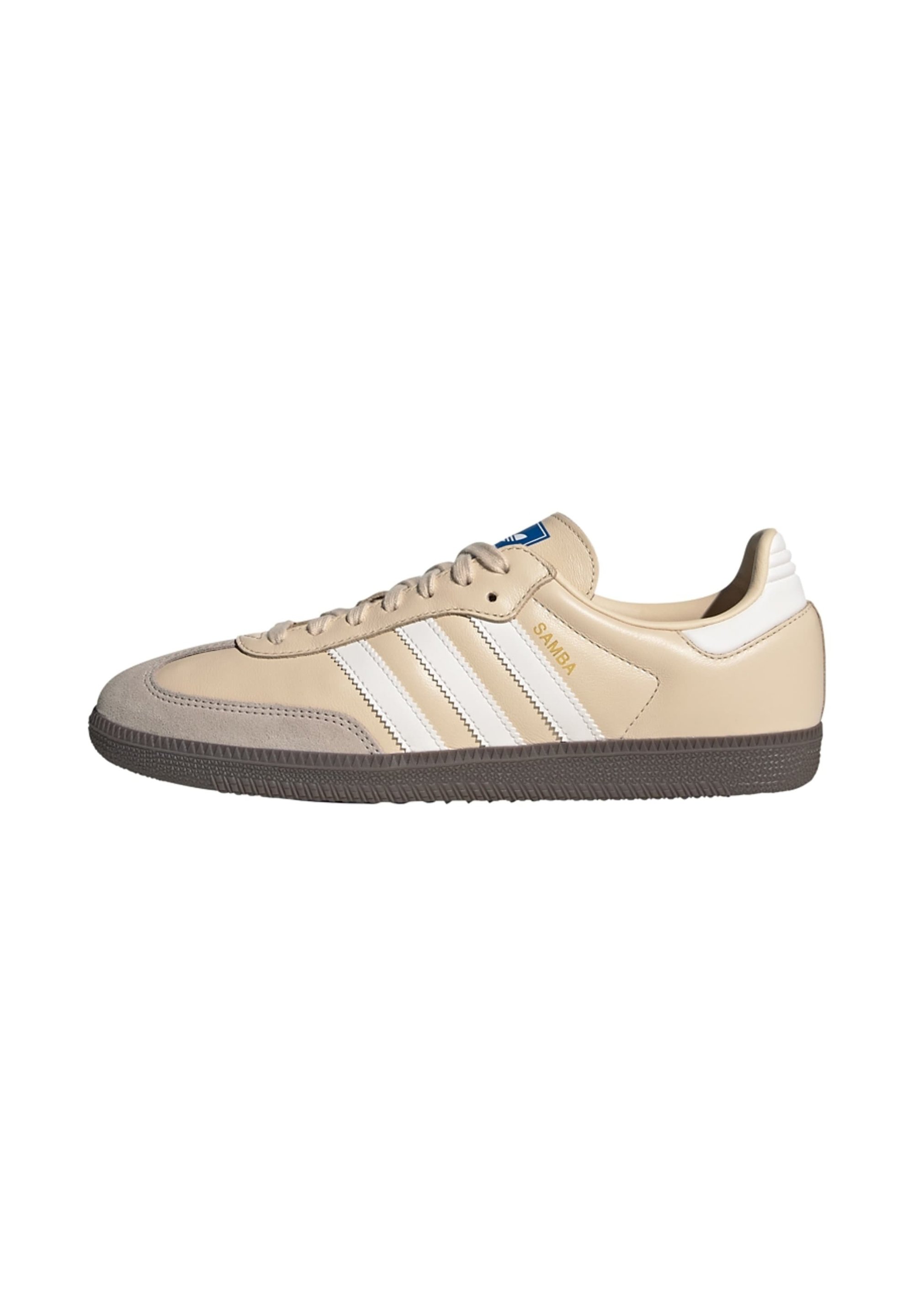 adidas Originals SAMBA OG - Sneakers basse - sand strata core white  gum/beige - Zalando