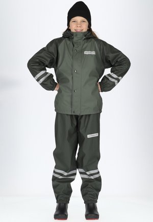 RUSK RAIN SET  - Skioverall / Skidragter - olive dk olive