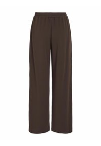 VILA VICLUA HW WIDE NOOS - Hlače - coffee bean