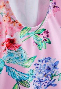 Next FRILL SLEEVED SWIMSUIT - Traje de baño - pink