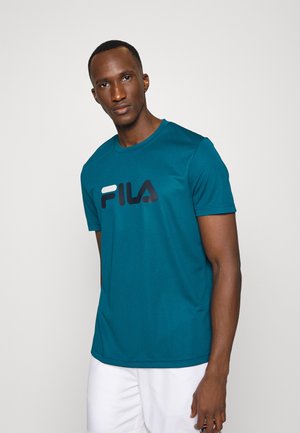 LOGO - T-shirt con stampa - blue coral