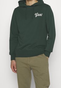 GANT Jersey con capucha - dark green