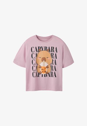TWO SOON, T-SHIRT CAPYBARA - Μπλουζάκι με στάμπα - dawn pink