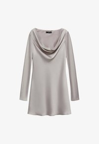 Mango Robe de soirée - silver-coloured/argenté - ZALANDO.FR