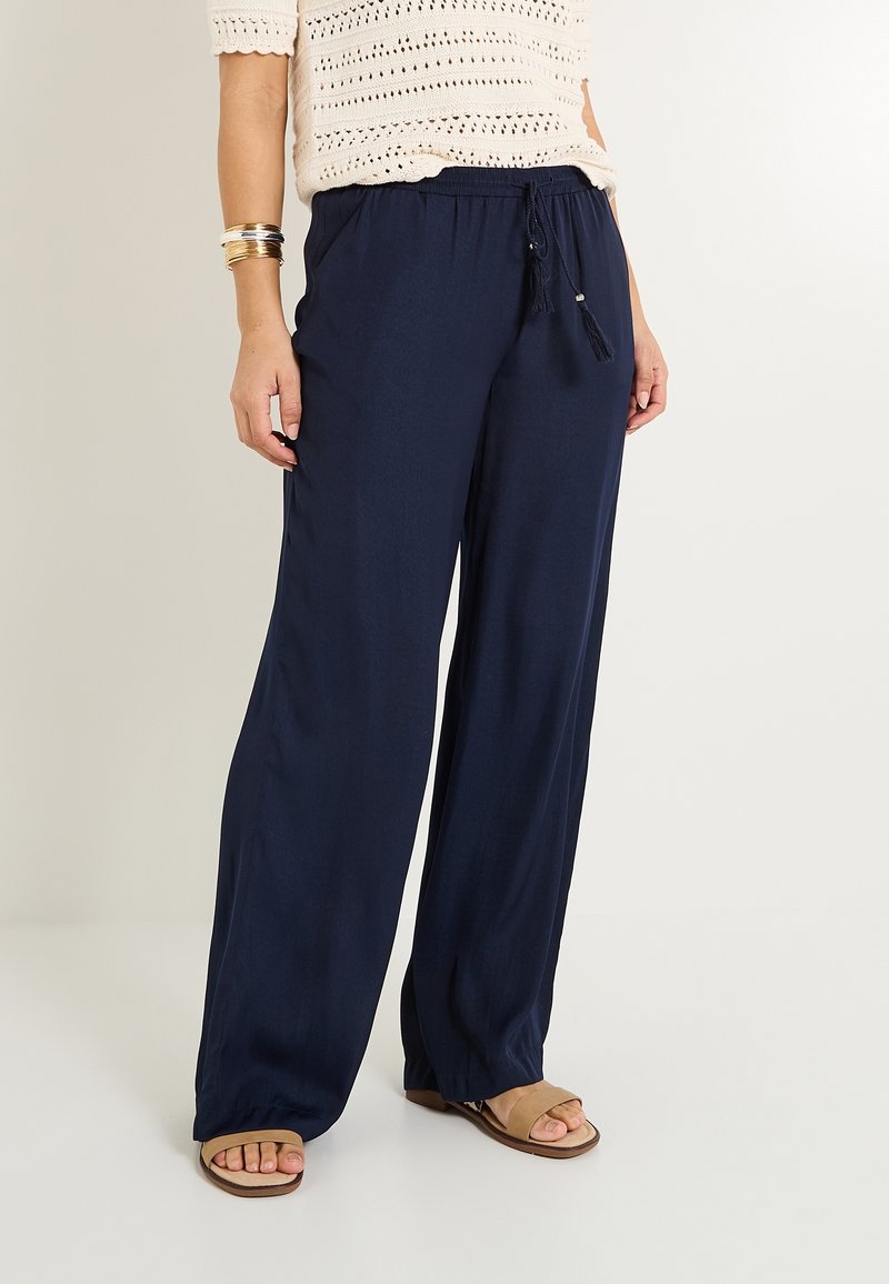 Grain de Malice LARGE FLUIDE - Pantalon classique - marine