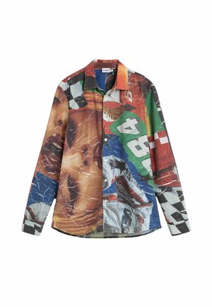 Desigual, COLLAGE PRINT SHIRT - Camicia - red