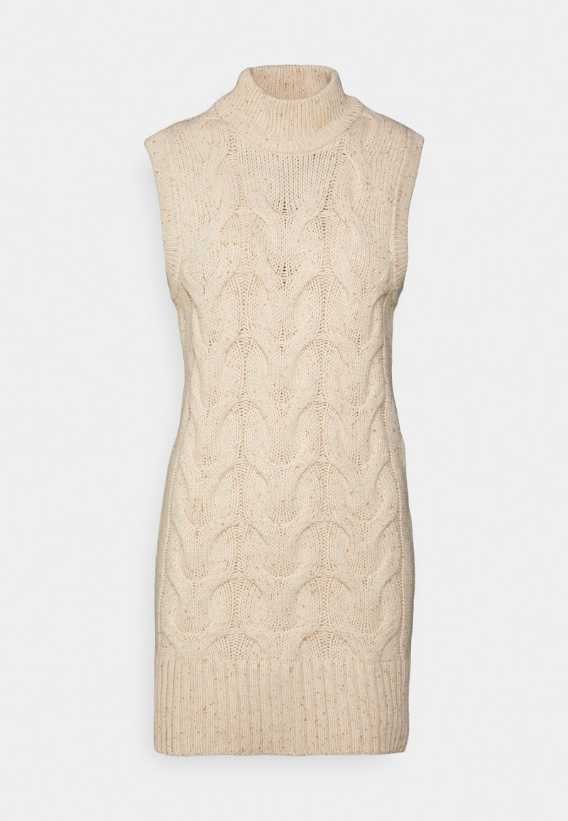 Object Petite Gebreide jurk zandkleur