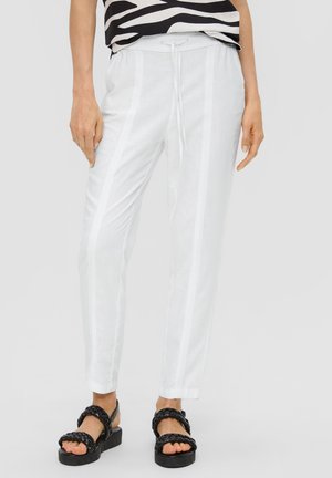 Pantalon classique - weiß