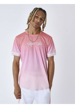 TEE EFFET DÉGRADÉ - Camiseta estampada - pêche