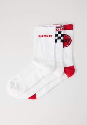 RACING 3 PACK - Chaussettes - white