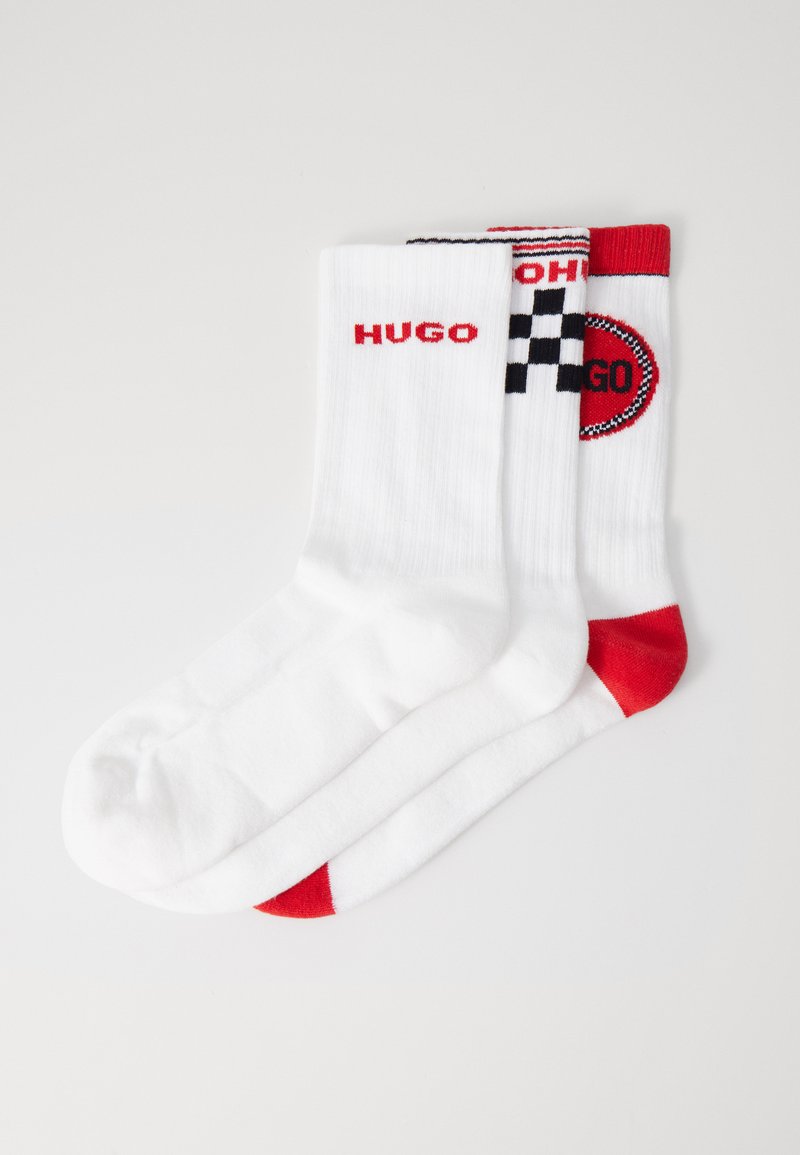 HUGO RACING 3 PACK - Chaussettes - white/blanc - ZALANDO