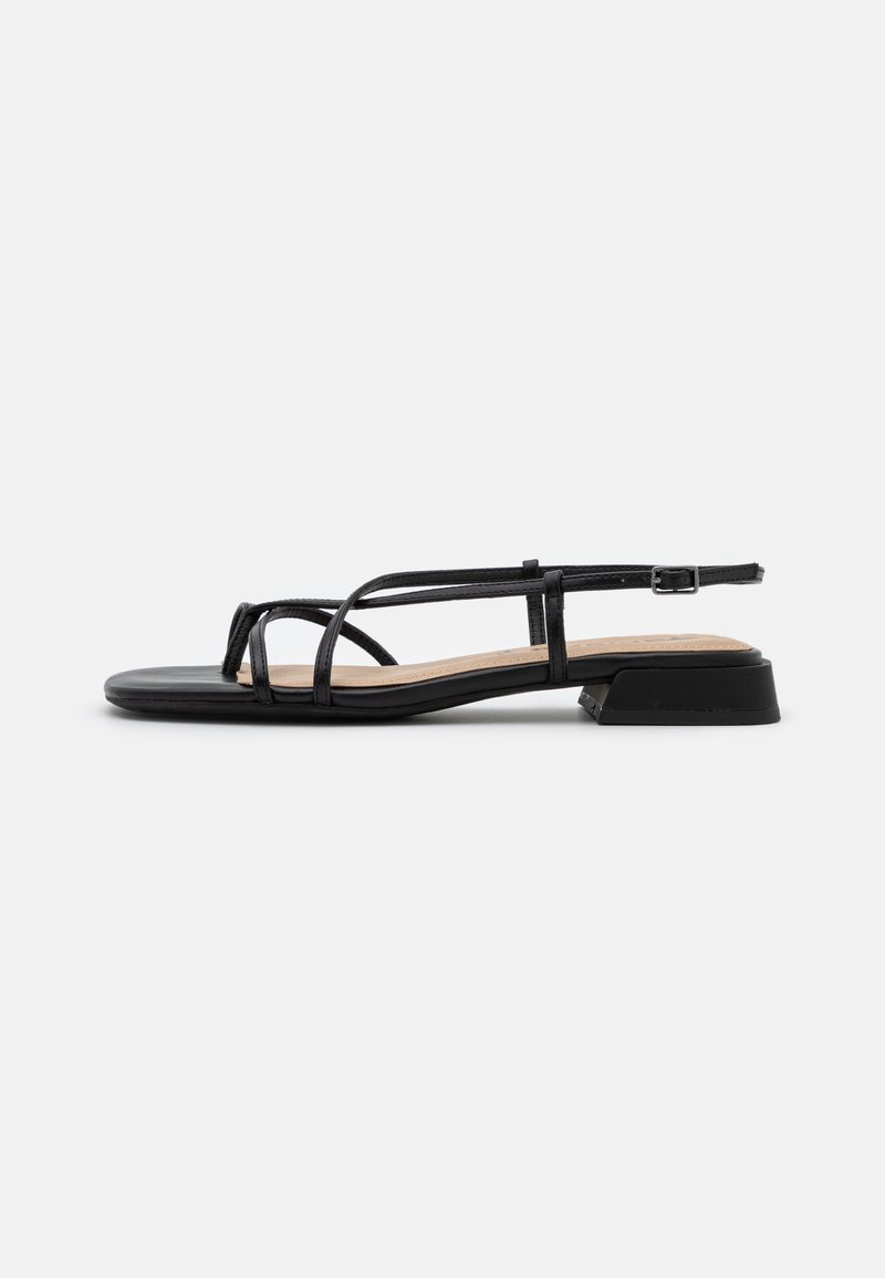 Damen Riemchensandalen | Tamaris Zehentrenner black matt/schwarz - CB92115 Damen Riemchensandalen | Tamaris Zehentrenner black matt/schwarz - CB92115