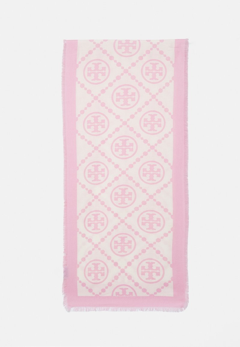 Tory Burch BORDERED OBLONG - Sjal - pink