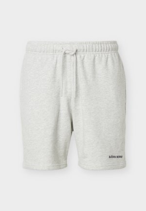 Ανοιχτό γκρι casual σορτς με ελαστική μέση και κορδόνι, με μικρό λογότυπο "BJÖRN BORG" στο κάτω αριστερό πόδι.