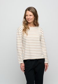 moshi moshi mind BLESSED  STRIPE - Mikina - ecru   warm sand