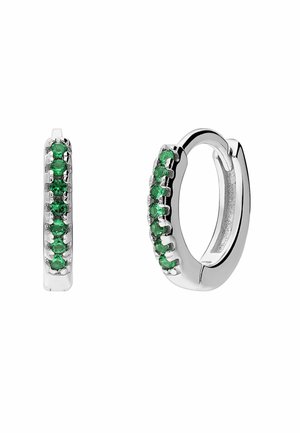 MODERN BASIC - Earrings - silver-coloured green