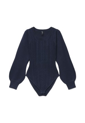 Calliope, T-SHIRT TINTA UNITA - Pullover - blu notte