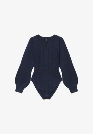 Calliope, T-SHIRT TINTA UNITA - Pullover - blu notte