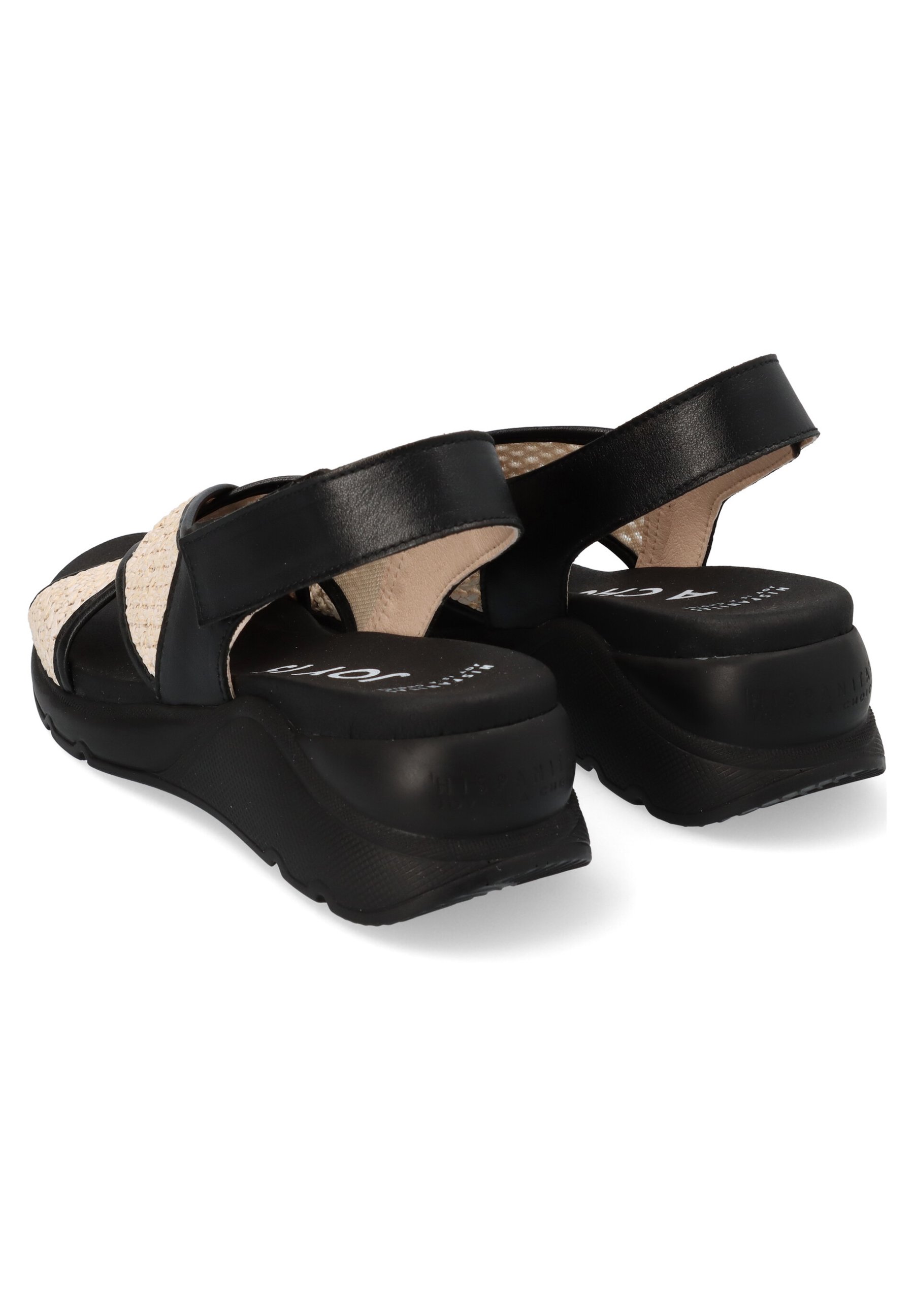 Hispanitas Sandalias de cuña - black/negro - Zalando.es